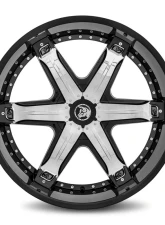 Diablo Fury Wheel 24x10 Blank 35 78.1 Gloss Black                                     - FUR-241BLNK3578B - Image 2